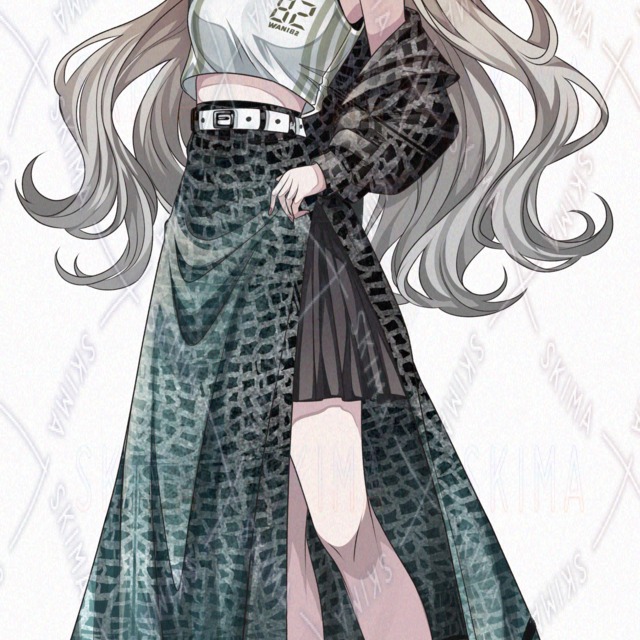 Punk girl with crocodile motif [Transparent PNG] (with backlight and expression) 的商品圖片第 6 張