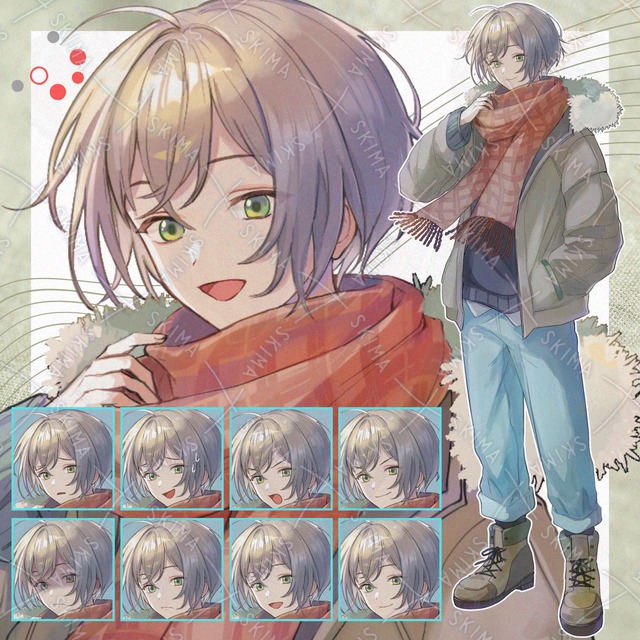 man with a scarf 的商品圖片