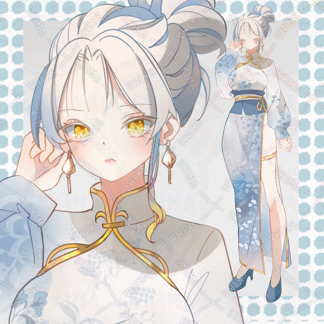 adopt 중국풍 소녀【전체 7가지 표정】입양 상품 이미지