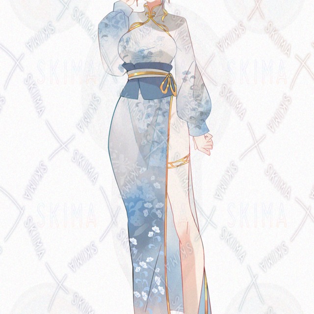 adoptチャイナ風少女【全体立ち絵表情7種】の商品画像7枚目