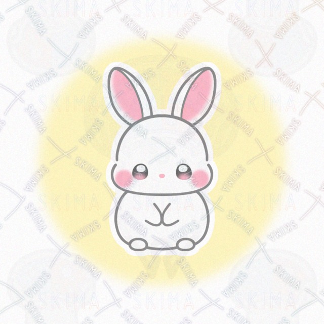 흰 토끼 씨 상품 이미지