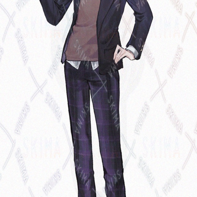 影のある男子学生【表情差分4種+おまけ】の商品画像4枚目