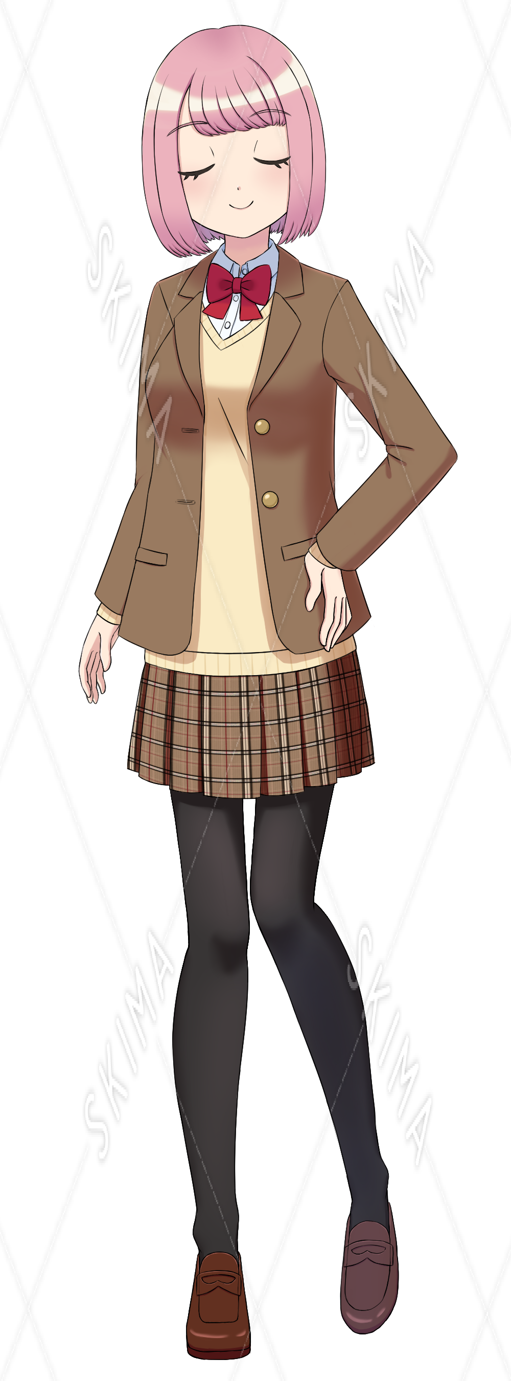 1000以上 ブレザー 女の子 イラスト 無料イラスト画像