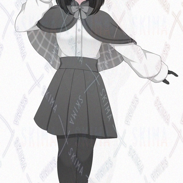 探偵風ファッションの女の子【表情差分10種】の商品画像10枚目