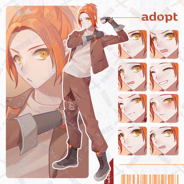 adopt【表情８種】