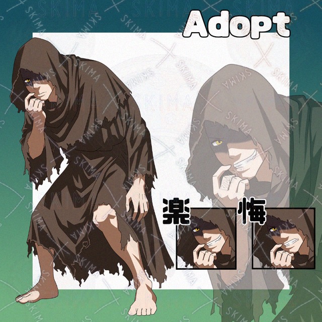 Adopt026_怪しげなボロ布の人物/ファンタジー/RPG