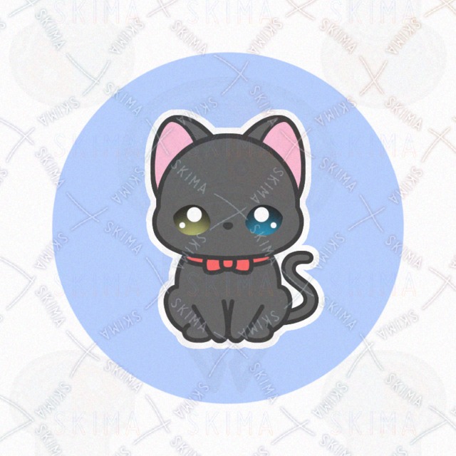 Odd-eyed black cat 的商品圖片