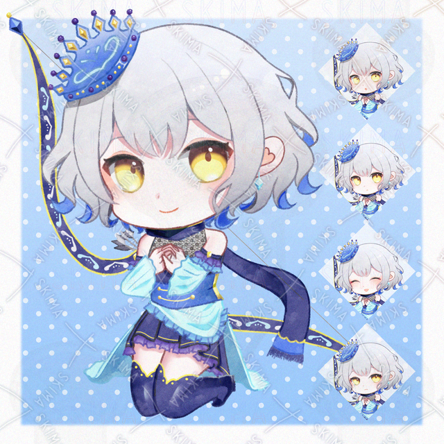 Image of Limited edition, 5 different expressions] A bow-wielding princess living in the land of ice.