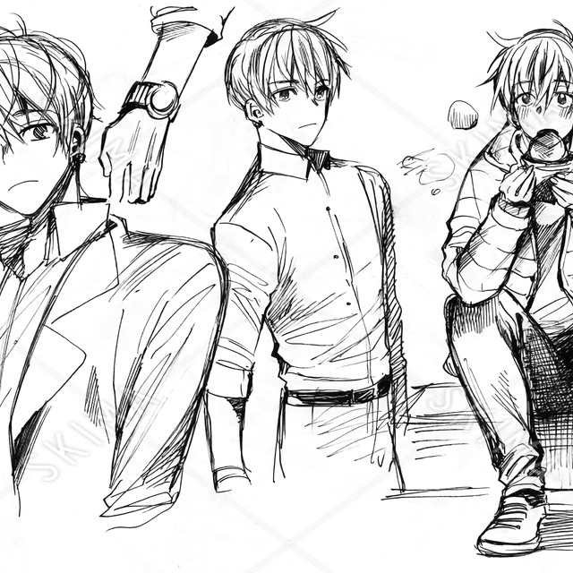 スケッチ(下描き)