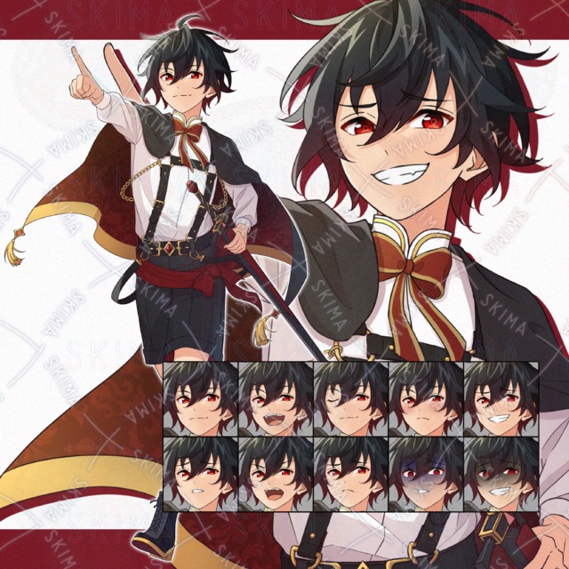 Adopt15【표정차이:10종】채용: 10종 상품 이미지