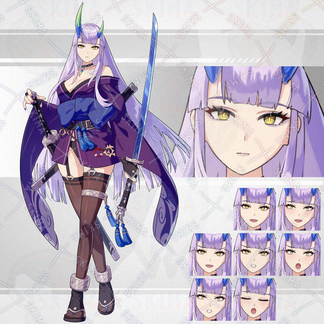 Sword, demon, kimono (8 expressions) 的商品圖片