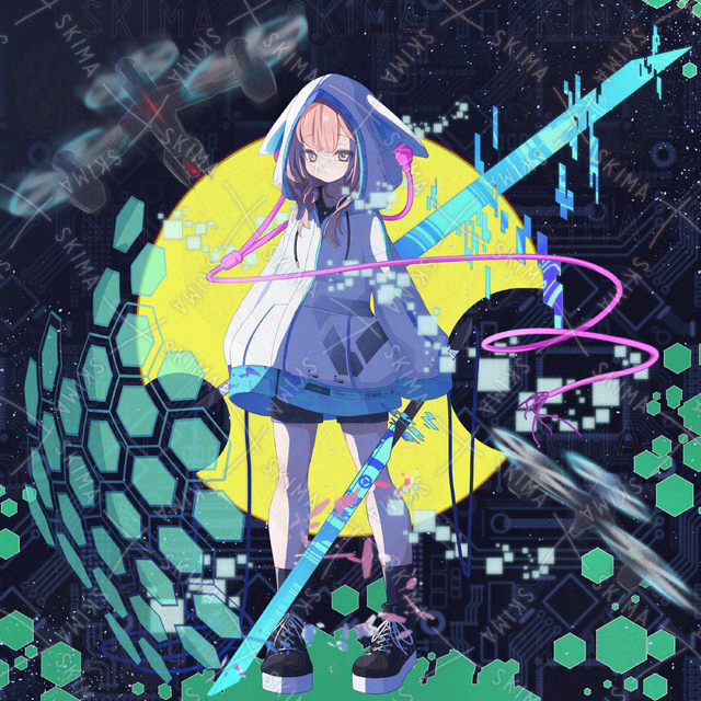 サイバー少女【表情7種、戦闘パーツ等3種】の商品画像