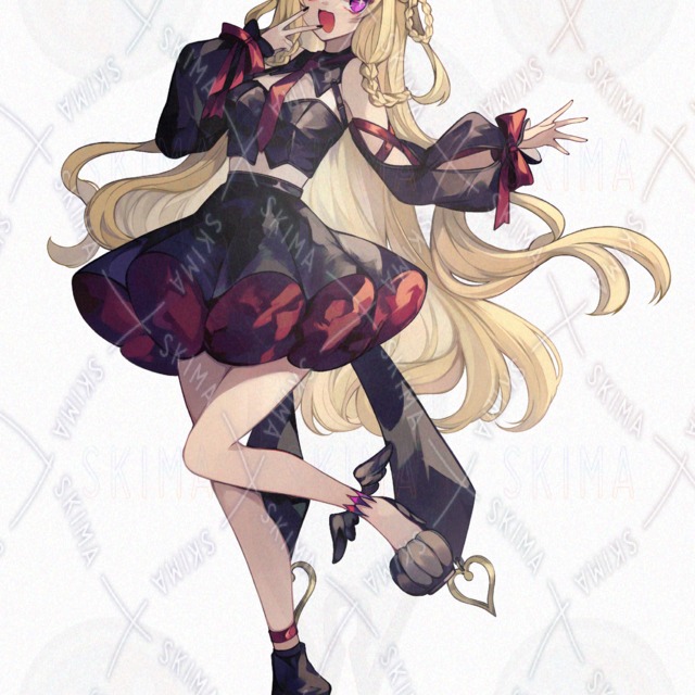 悪魔の恰好をした女の子【表情差分2種類/パーツ差分有】の商品画像4枚目