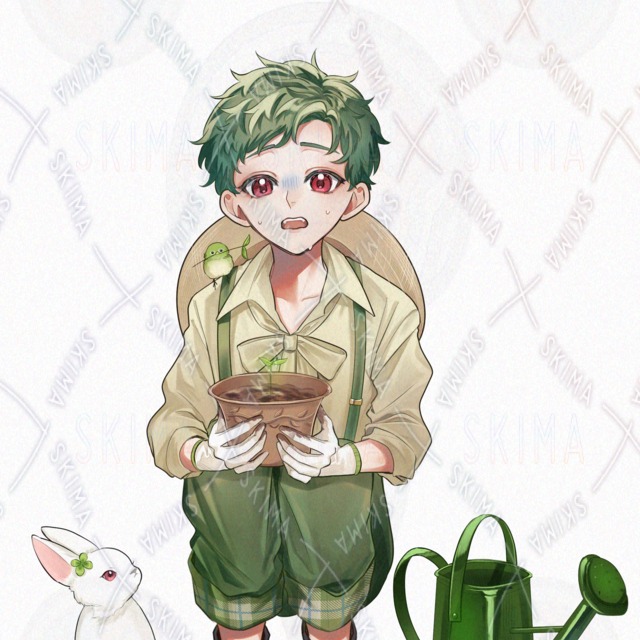 입체그림】새싹을 틔우는 정원사【상업적 이용 가능! 상품 이미지 9번째