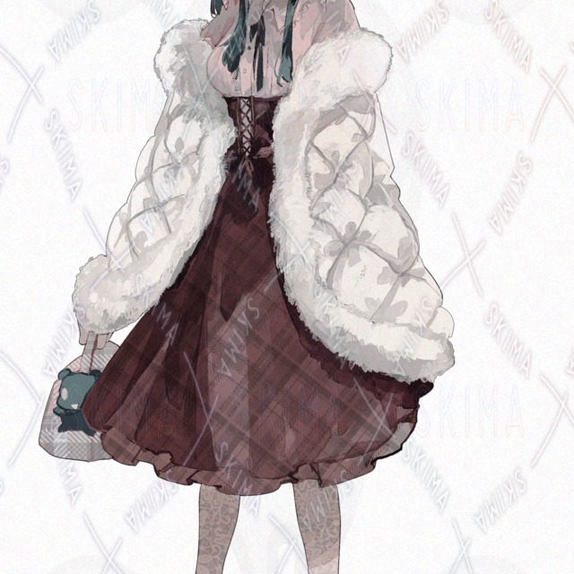 【差分8種】もこもこガーリーな女の子の商品画像9枚目