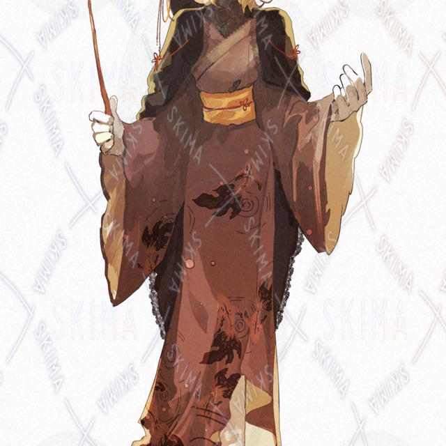 【差分8種】和風の黄色い魔女の商品画像9枚目