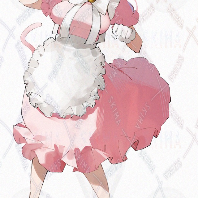 Girl in cat ear maid outfit 的商品圖片第 2 張