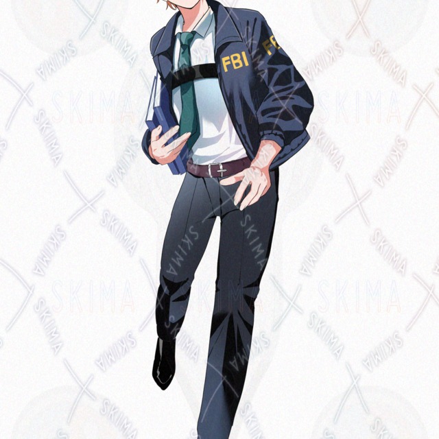 금발 FBI 남자【표정 차이 10가지】표정 차이 상품 이미지 4번째