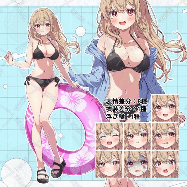 水着女子の商品画像