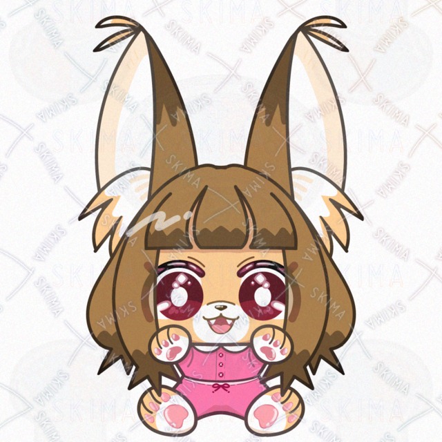 ケモノちゃん（口差分2種・背景透明）の商品画像2枚目