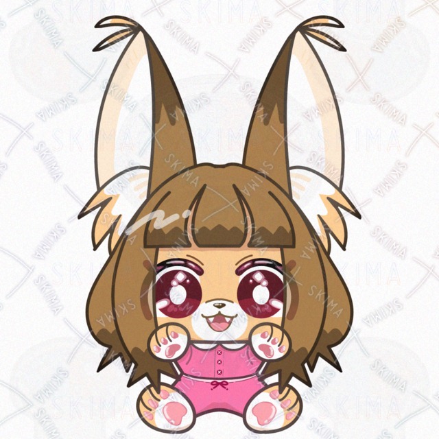 ケモノちゃん（口差分2種・背景透明）の商品画像3枚目