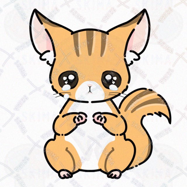 ケモノ（背景透明・表情2種）の商品画像2枚目