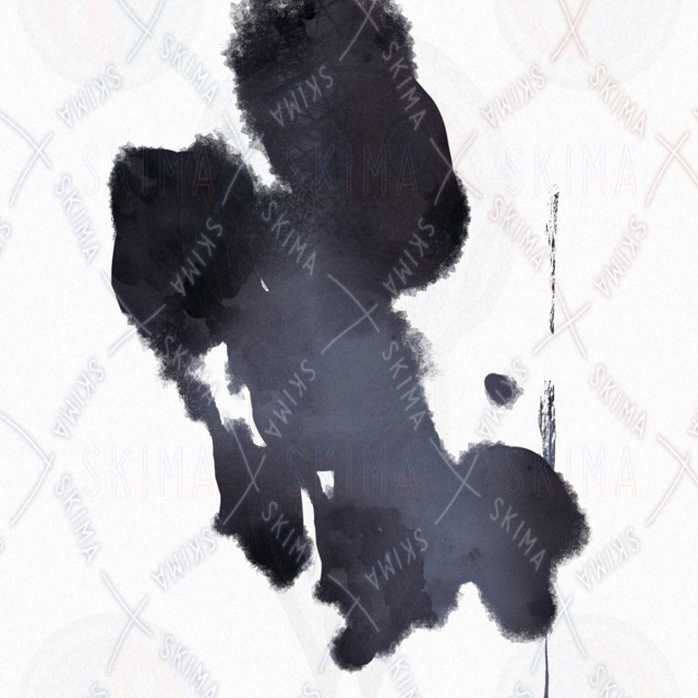 Image 10 of Man with black hair and long coat [8 different facial expressions