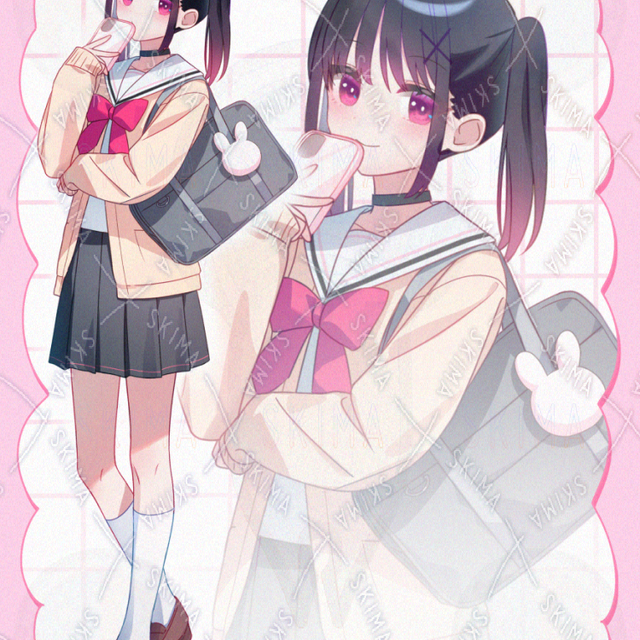 ツインテの子【表情5種類】