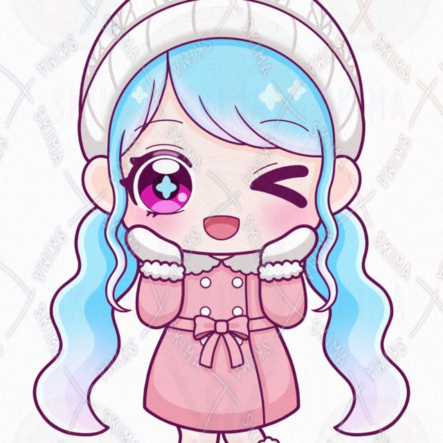 SALE　冬の女の子【表情10種類】の商品画像3枚目