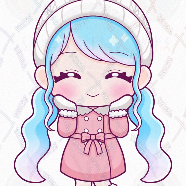 SALE　冬の女の子【表情10種類】の商品画像4枚目