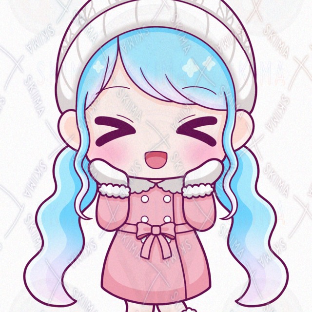 SALE　冬の女の子【表情10種類】の商品画像5枚目