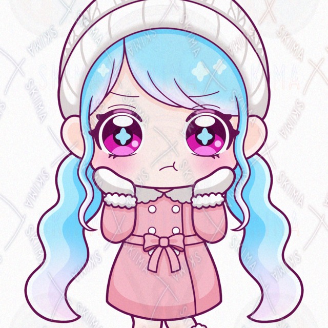 SALE　冬の女の子【表情10種類】の商品画像7枚目