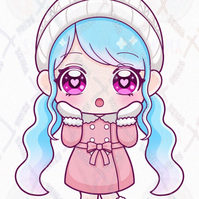 SALE　冬の女の子【表情10種類】の商品画像8枚目