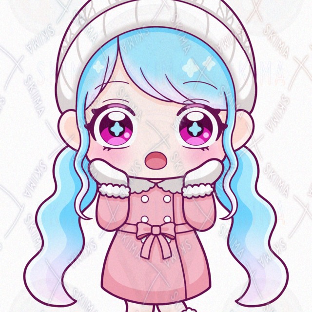 SALE　冬の女の子【表情10種類】の商品画像9枚目