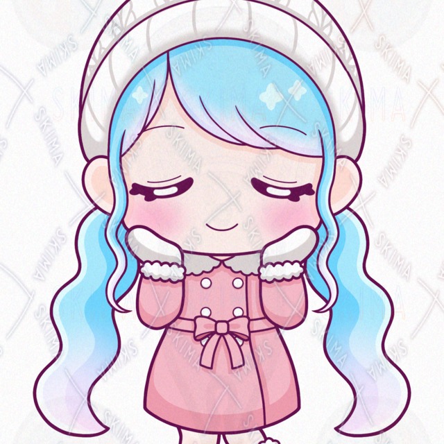 SALE　冬の女の子【表情10種類】の商品画像11枚目