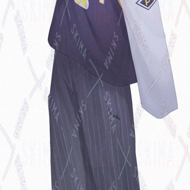 Image 9 of Adopto] Purple-haired young man - 10 different facial expressions