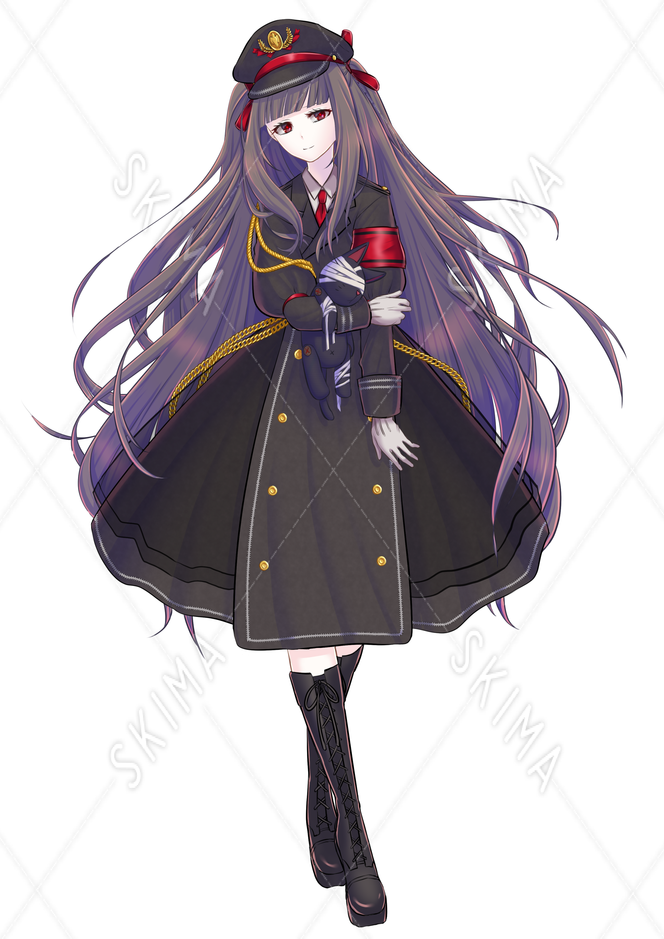 少女 軍服ロリータ 表情８種 計８パターン スキマ スキルのオーダーメイドマーケット Skima