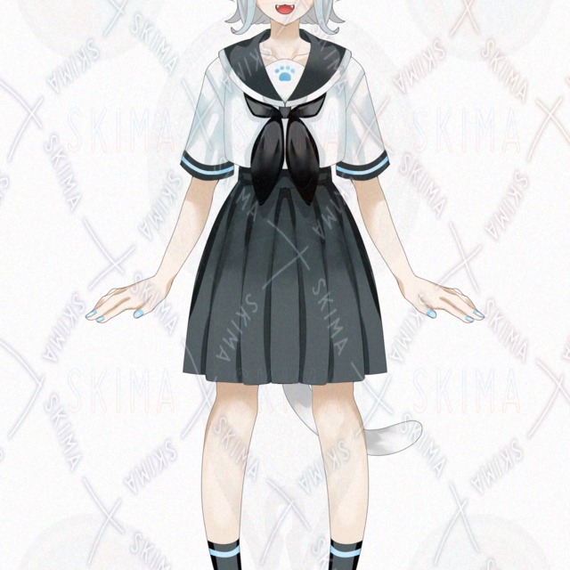 고양이 귀 세일러【표정 차이 8종】표정 차이 상품 이미지 9번째