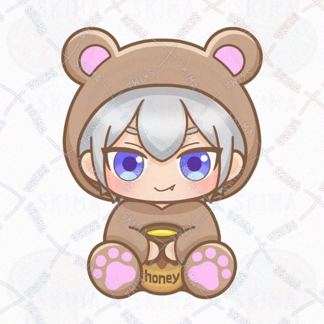 クマの着ぐるみの男の子【表情10種類】の商品画像3枚目