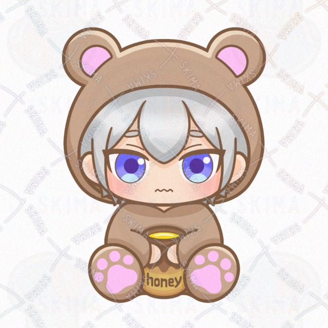 クマの着ぐるみの男の子【表情10種類】の商品画像10枚目