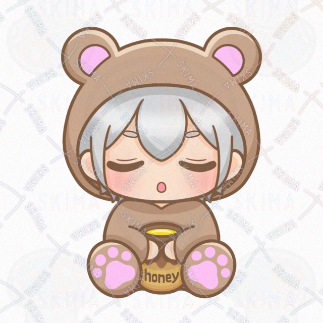 クマの着ぐるみの男の子【表情10種類】の商品画像11枚目