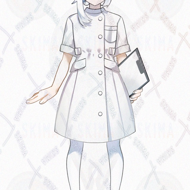 まっしろ看護師さん【表情差分8種】の商品画像8枚目