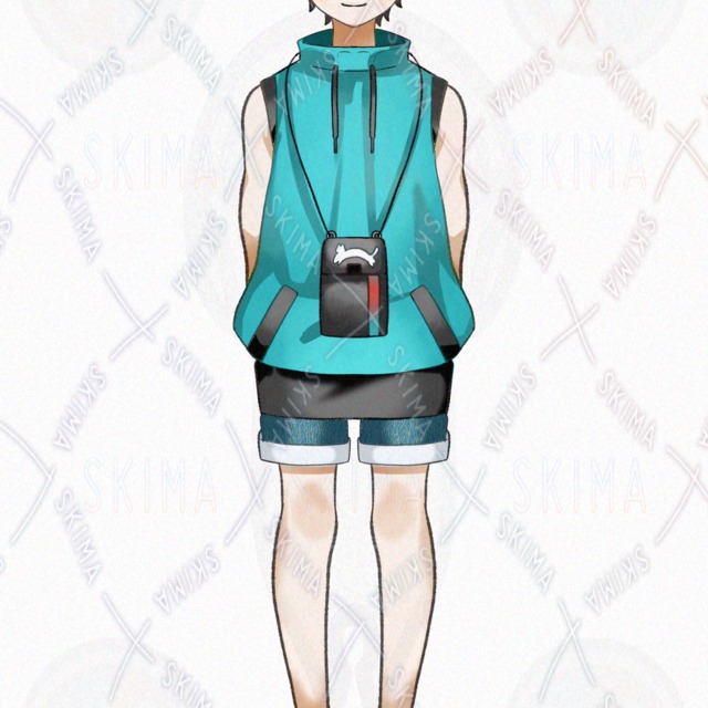 ノースリーブの少年【表情差分8種】の商品画像3枚目