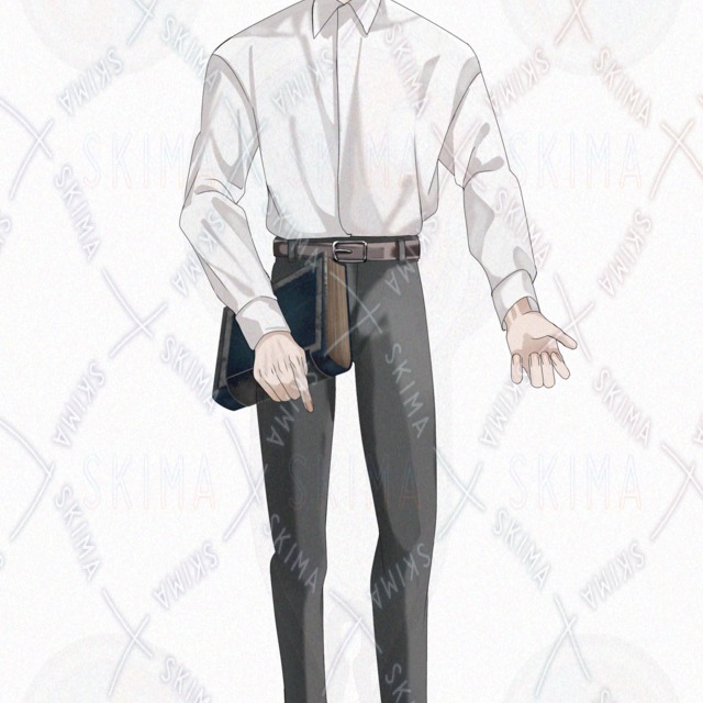 녹색머리 청년【표정 차이 8종】표정 차이 상품 이미지 8번째