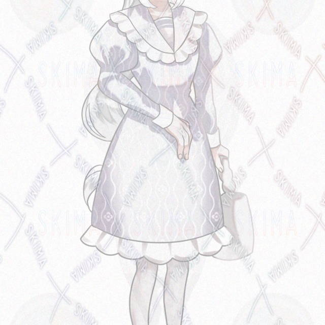 まっしろな女子学生【表情差分8種】の商品画像4枚目