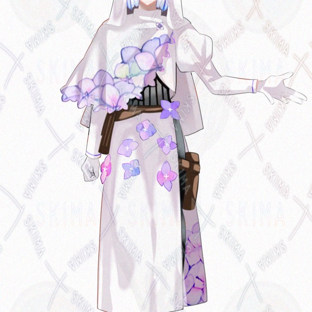 中性的なシスター【表情差分8種】の商品画像4枚目