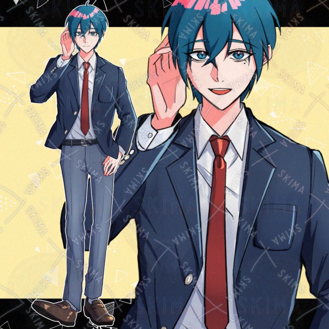 【表情8種】男子学生