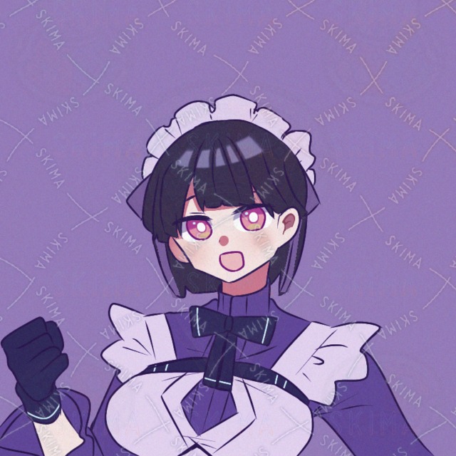 Image 2 of Maid's outfit twinted short bob [icon].