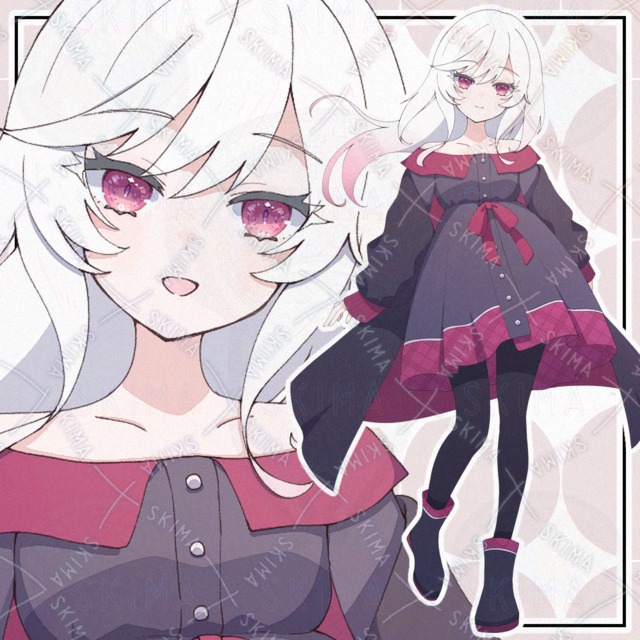 9 kinds of expressions] The person with white hair [ADOPT]. 的商品圖片