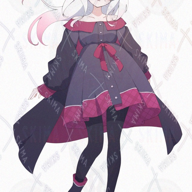 【表情9種】白い髪の人【adopt】の商品画像5枚目